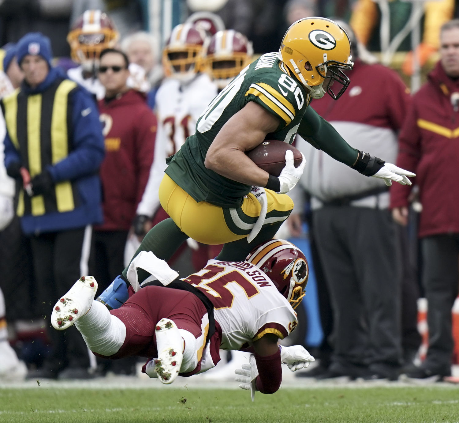 Packers 20, Redskins 15